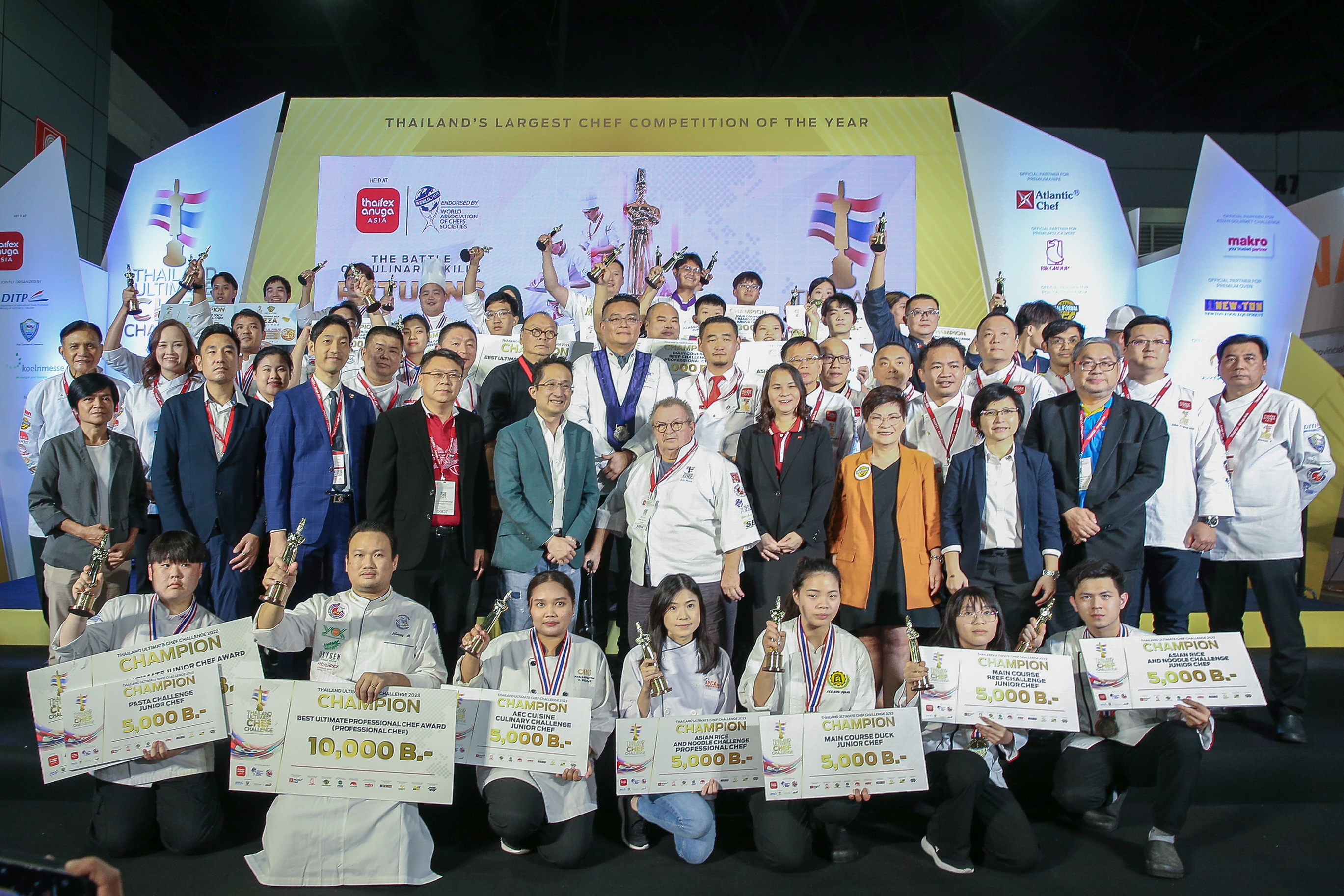 เผยโฉมสุดยอดเชฟจากเวที Thailand Ultimate Chef Challenge 2023 งานแข่งขันทำอาหารที่ใหญ่ที่สุดของไทย มาตรฐานระดับโลก